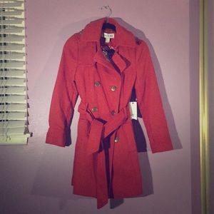 Forever 21 Rust Coat (Size 4)